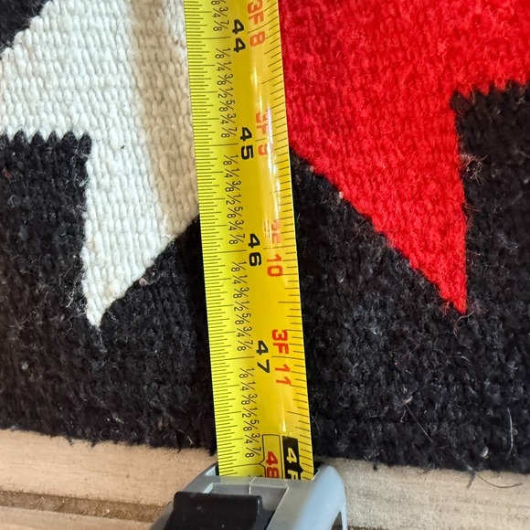 Vintage Hand-Woven Blanket Aztec Mayan Inca Indian Art Blanket 81"x48" - Picture 15 of 15